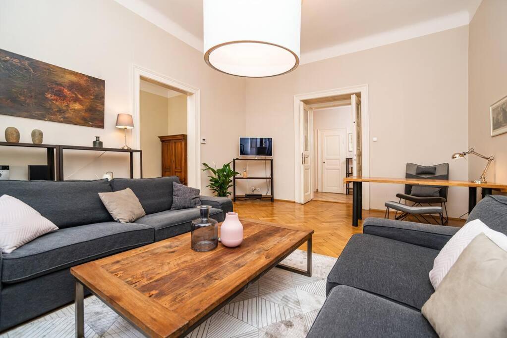 Large And Modern Apartment In The Heart Of براغ المظهر الخارجي الصورة