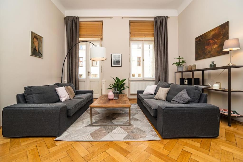 Large And Modern Apartment In The Heart Of براغ المظهر الخارجي الصورة